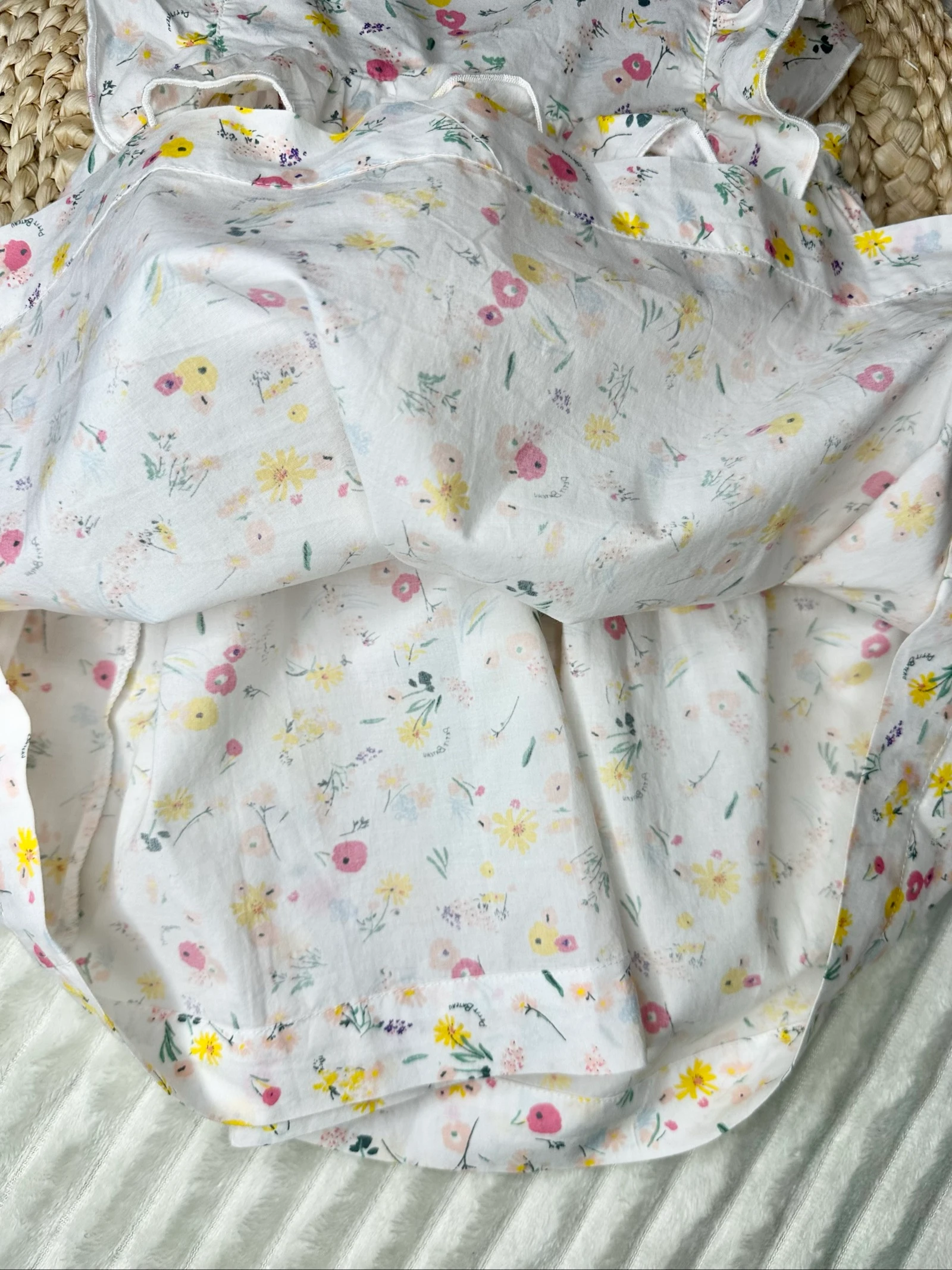 Bloemenjurk Petit Bateau korte mouwen 18 maanden – photo 5